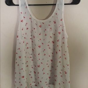 Floral tank top
