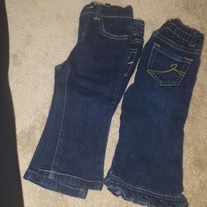 Bundled Denim Jeans