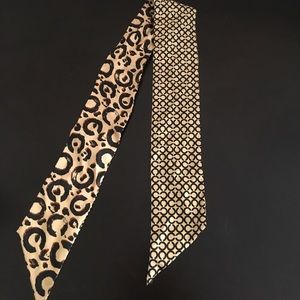 Coach ponytail scarf