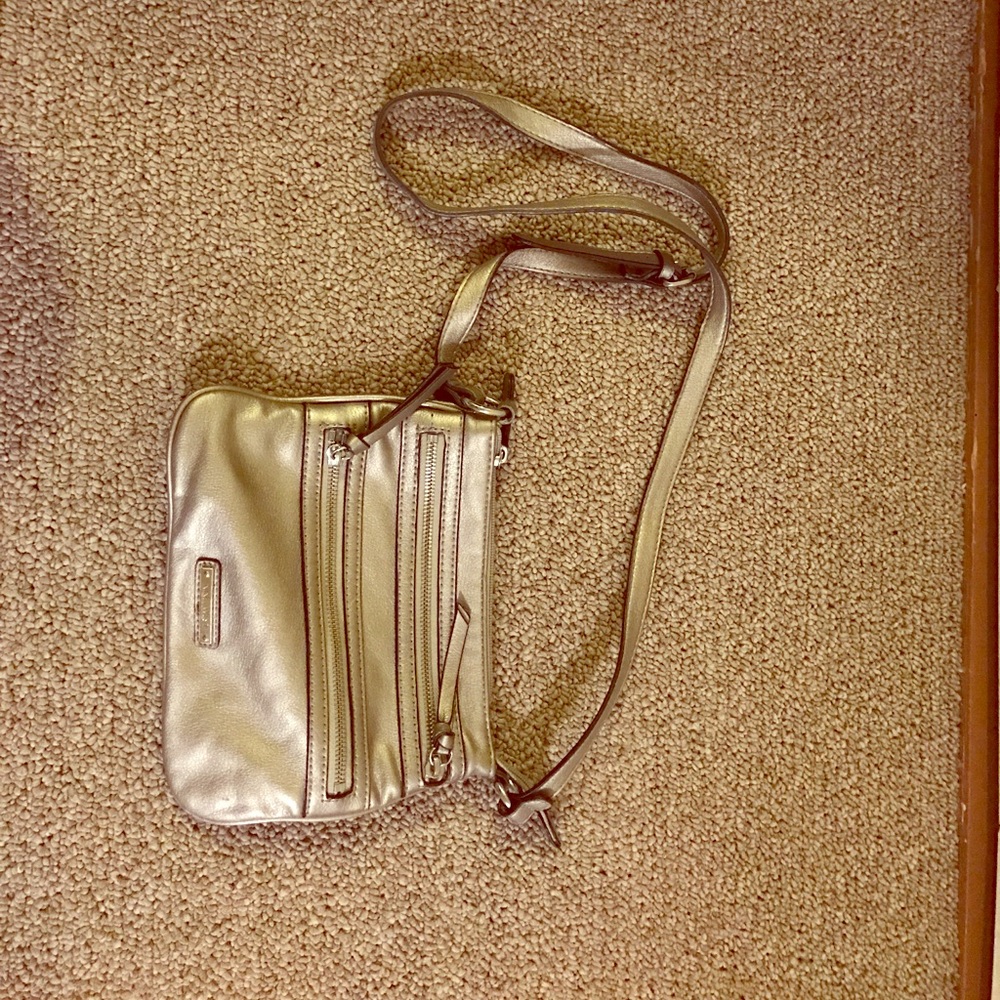 Champagne colored cross body