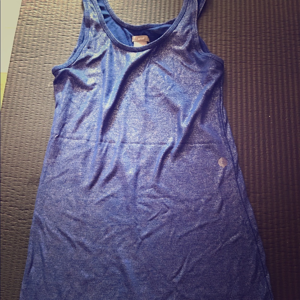 Aerie sprinkle blue tank top