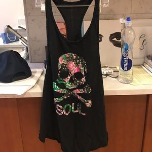 SoulCycle Skull Flowy Tank