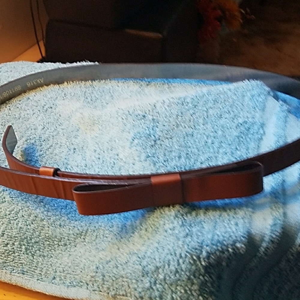 Boden bow waist belt tan L/XL