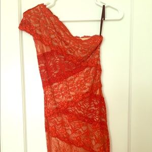 One shoulder Bebe Dress