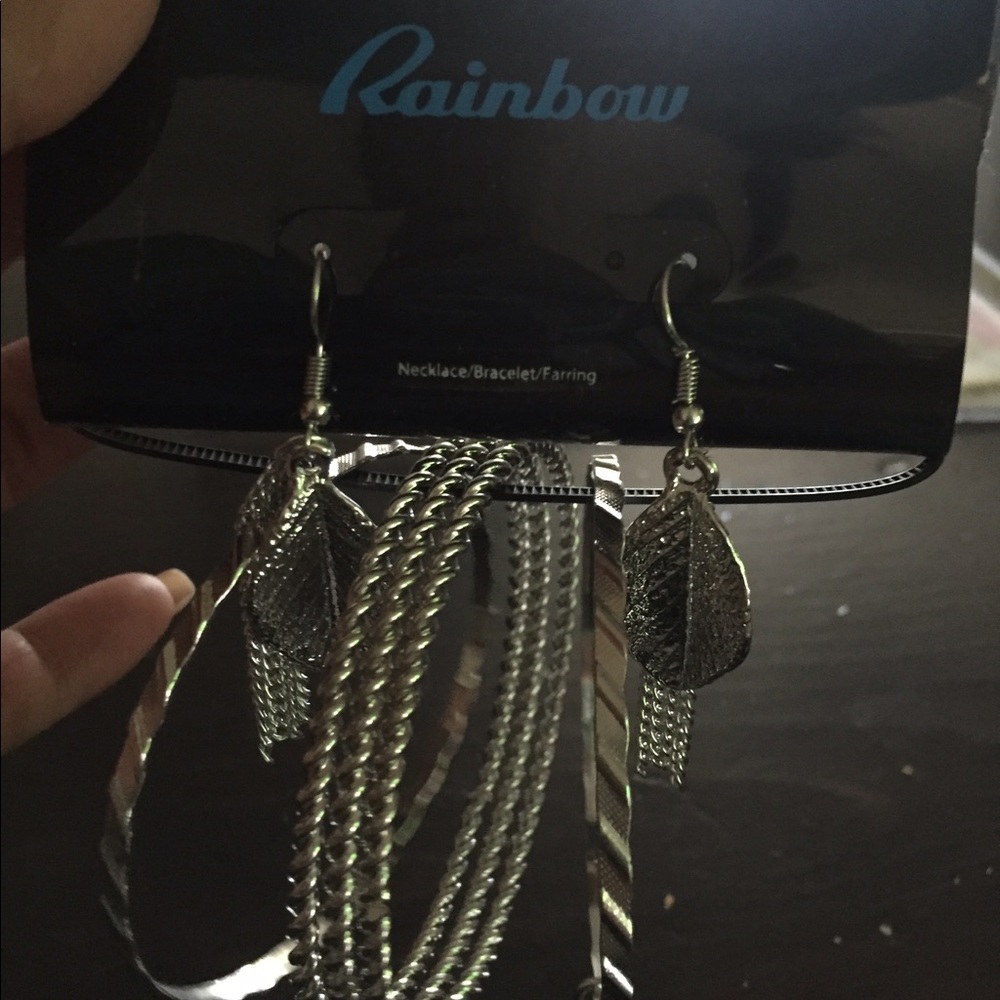 New Earrings and bracelet set
