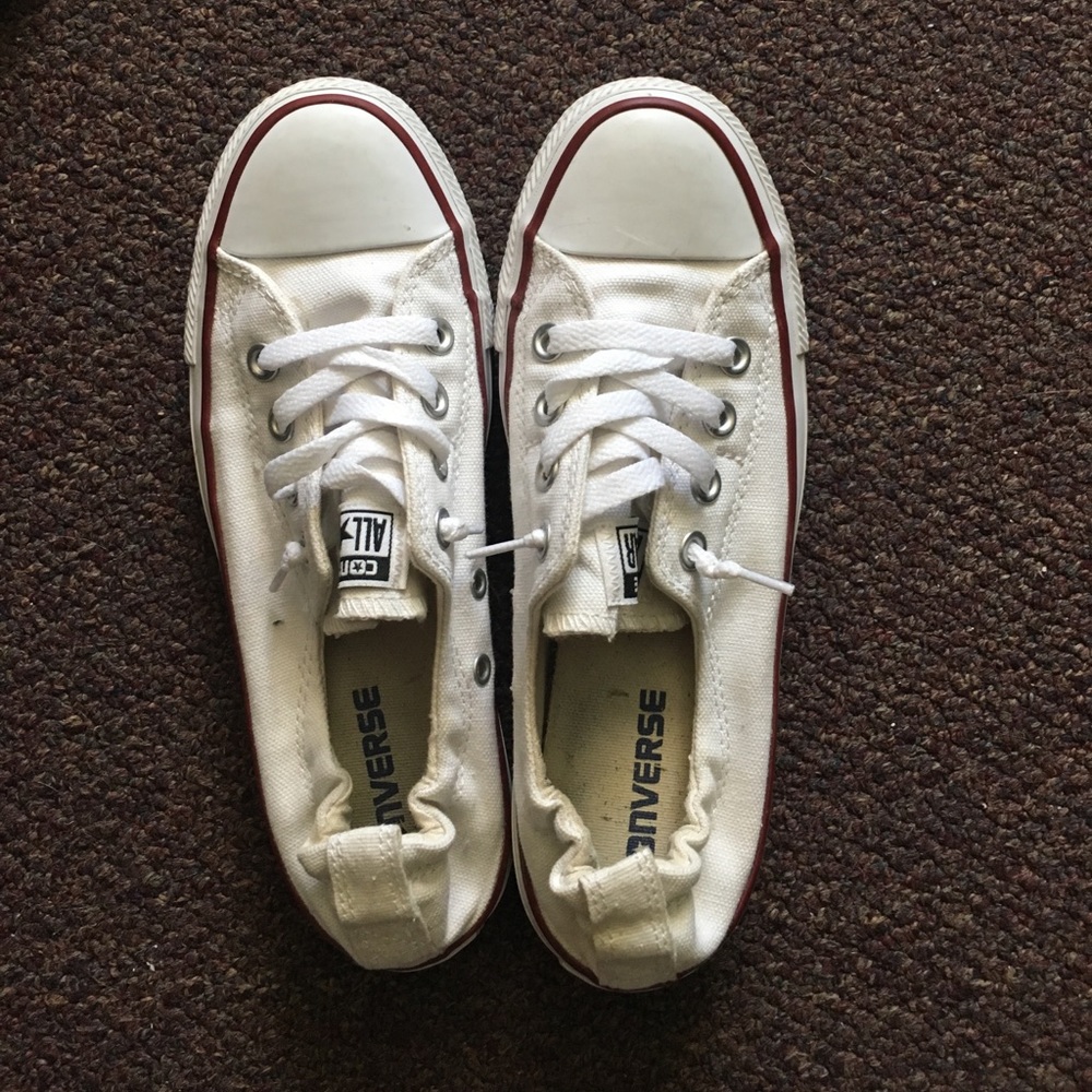 White Converse Shoreline Size 7