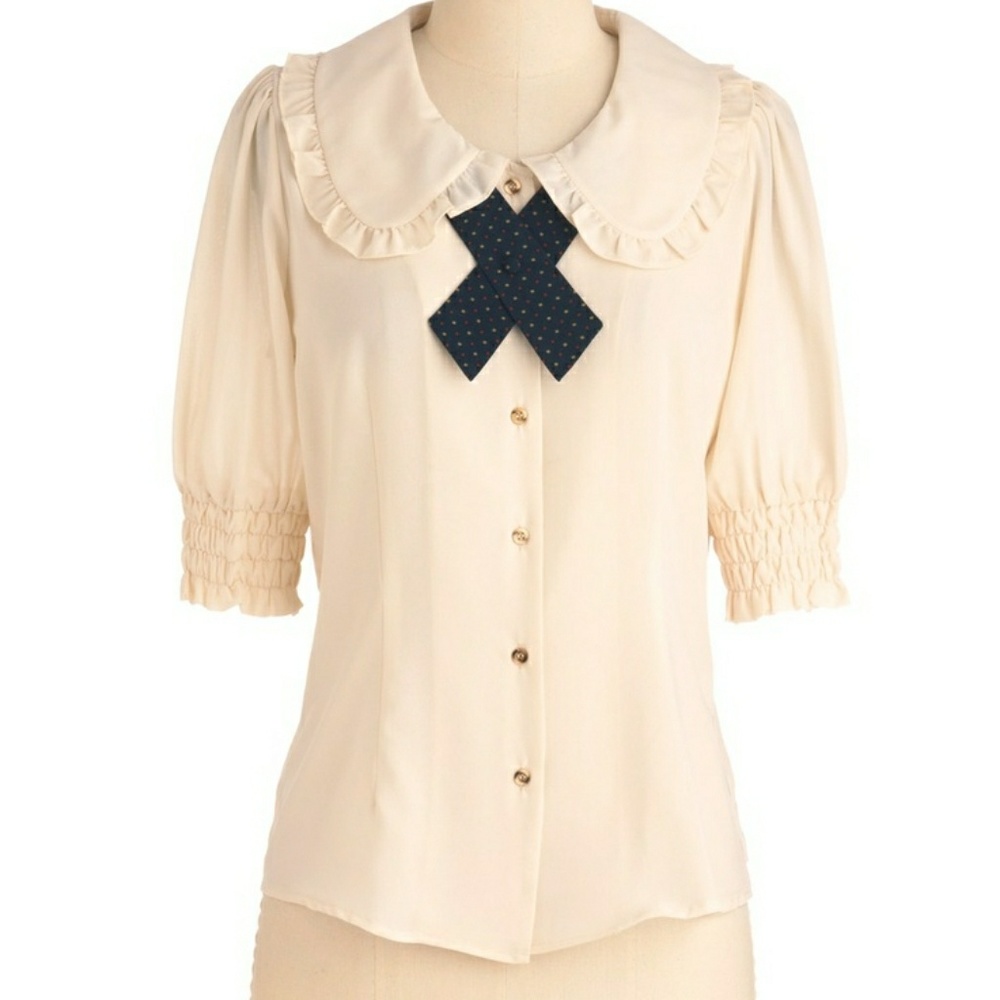 Vintage Inspired, Peter Pan Collar Top