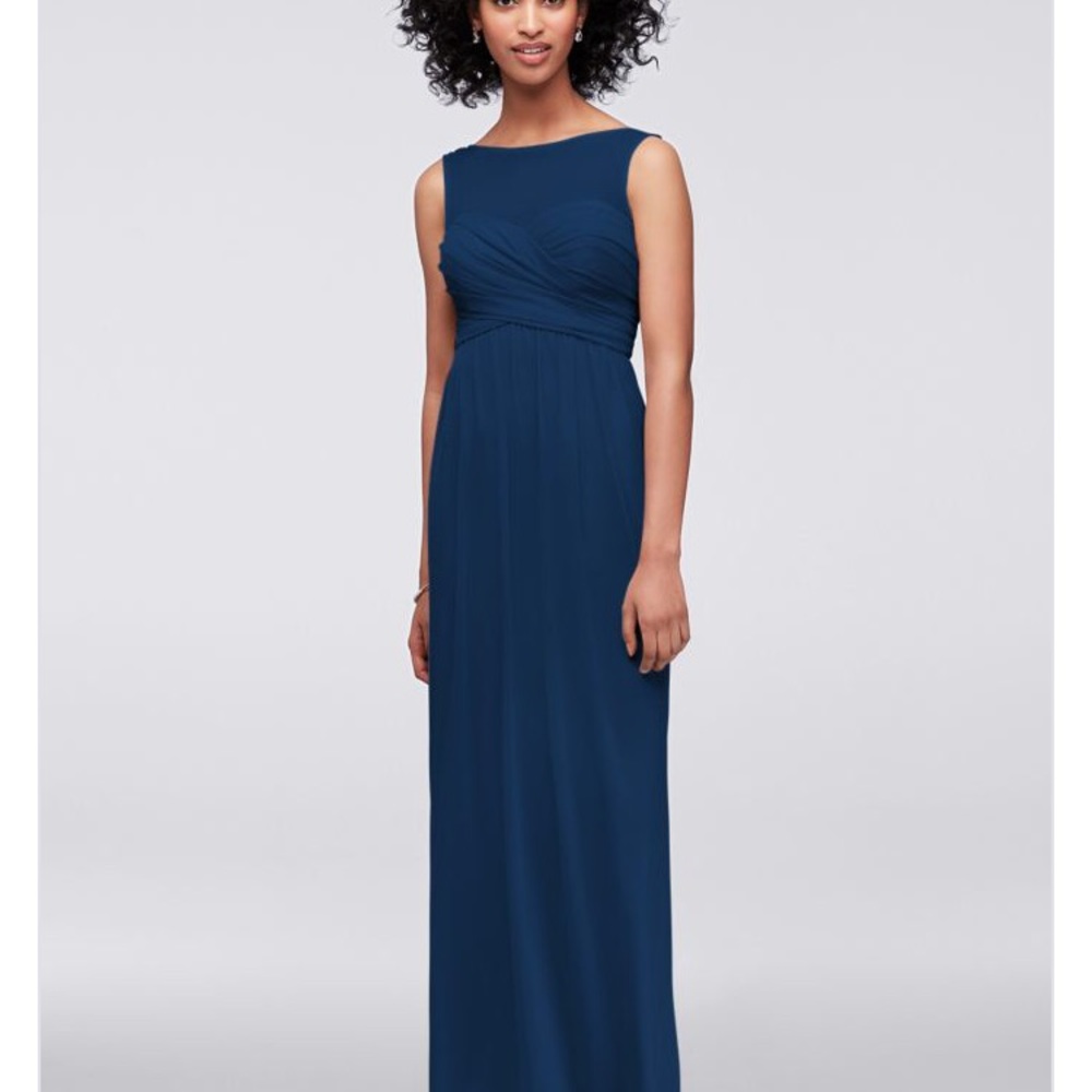 David's Bridal Bridesmaid dress - Navy