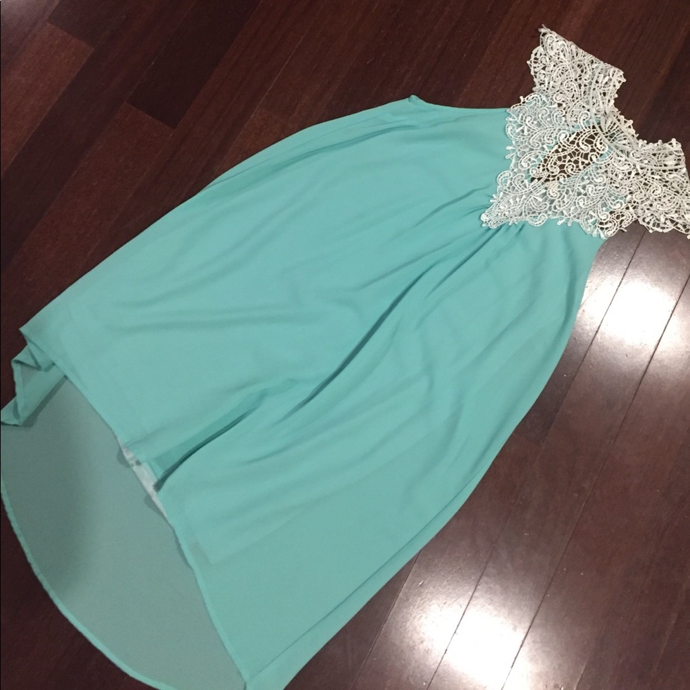 Blue dress