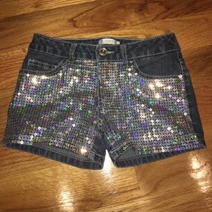 Kids glam shorts