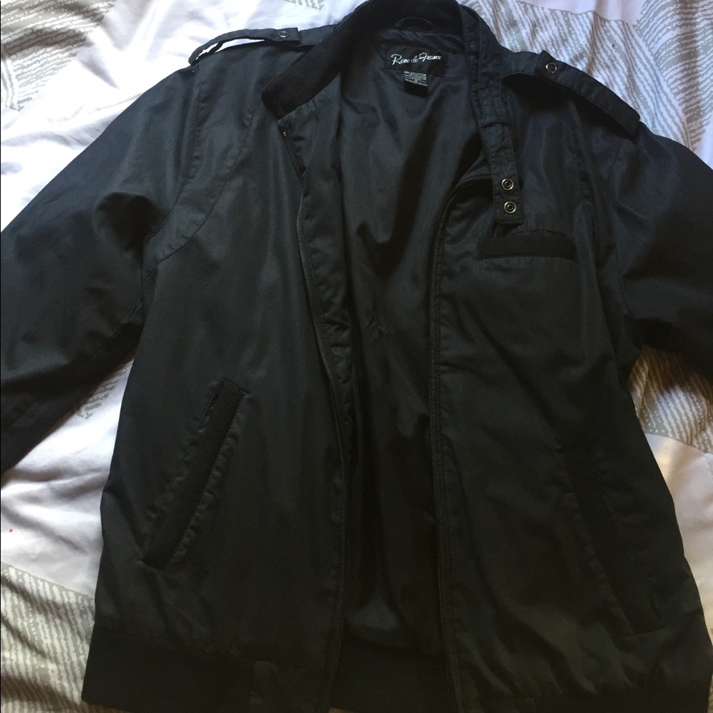 Black Bomber Jacket