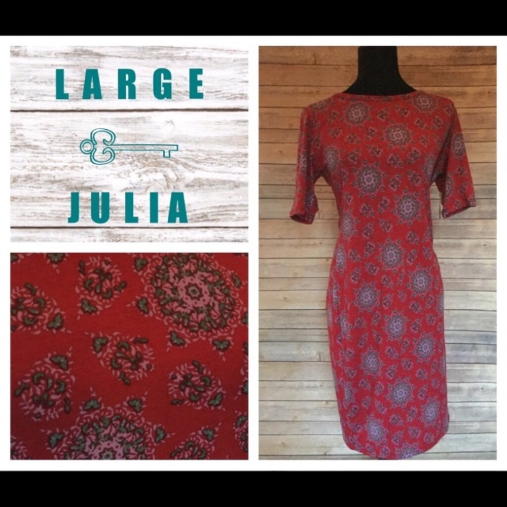 NWT Large Lularoe Julia Dress