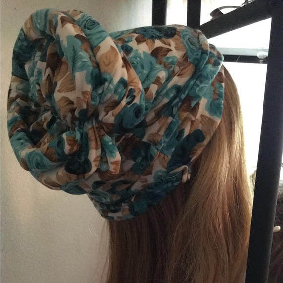 Custom partial wig...hat on the go.
