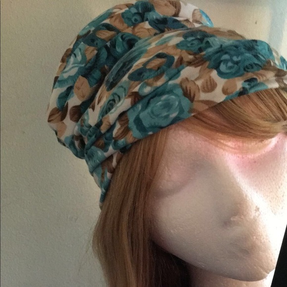 Custom partial wig...hat on the go.
