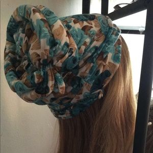 Custom partial wig...hat on the go.