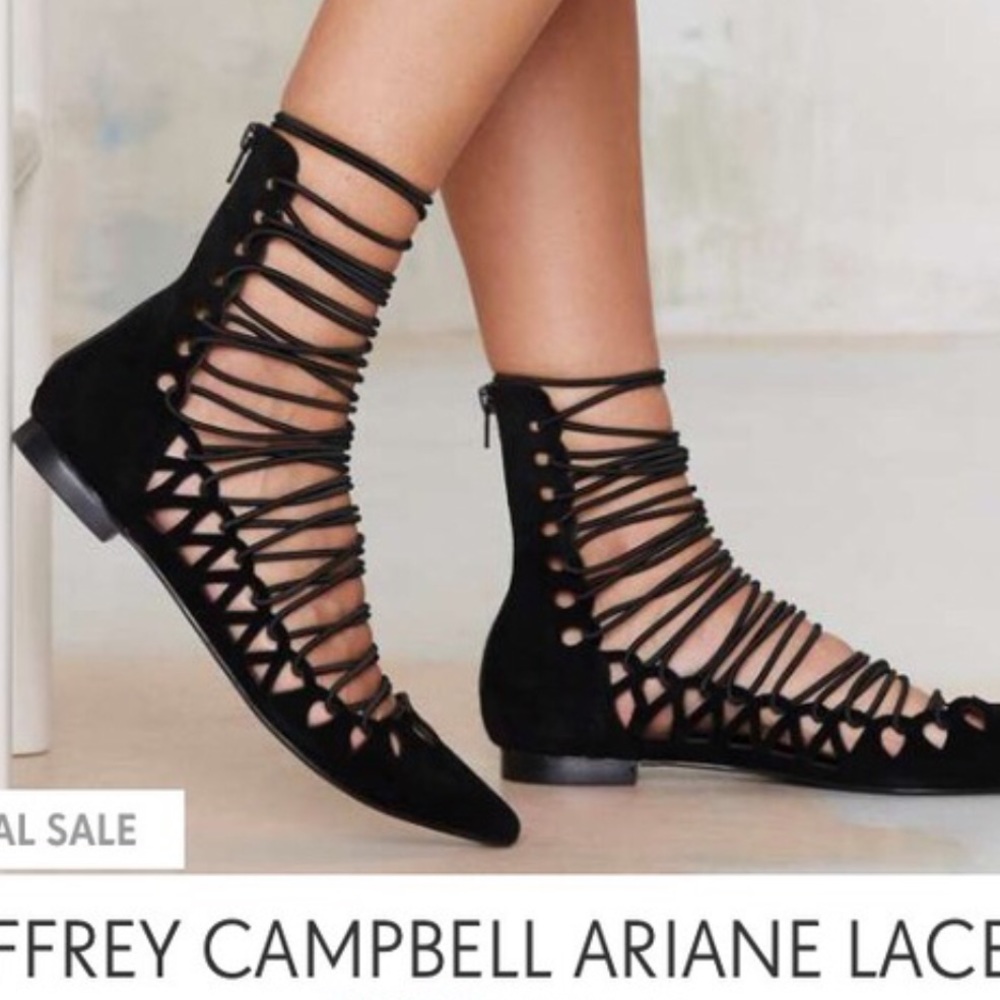 Jeffrey Campbell Lace Flats