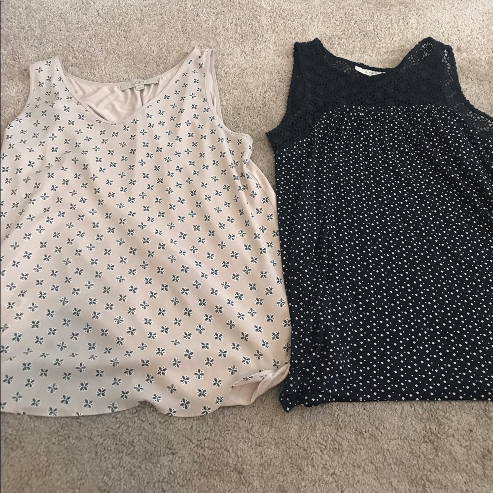 Loft sleeveless blouse bundle ❗️new❗️