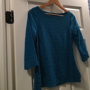 Eyelet lace top from Banana Republic