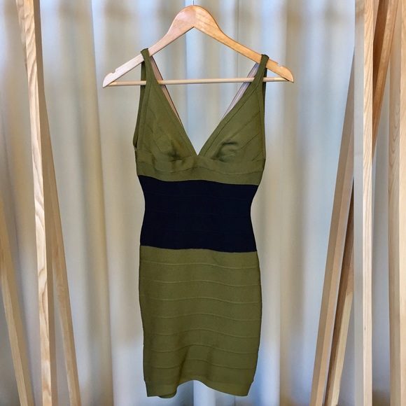 Herve Leger Dresses & Skirts - Herve Leger Colorblock Maudie Dress