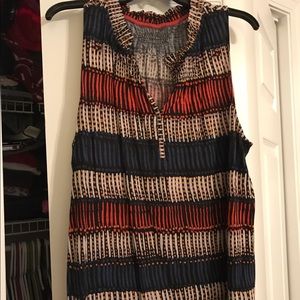 Loft sleeveless shirt. Size XL