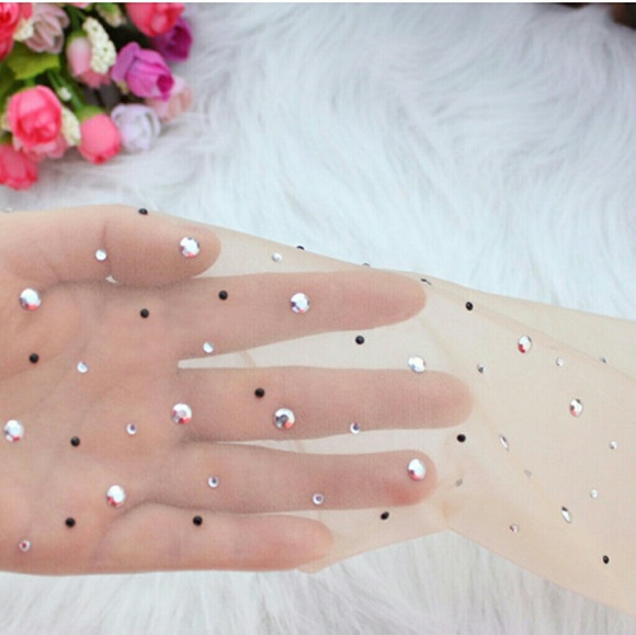 Sexy Rhinestone Pantyhose - Picture 5 of 9