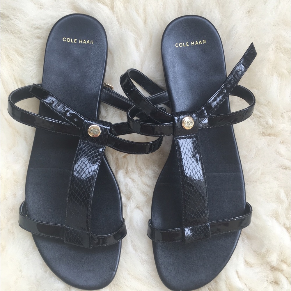 Cole Haan Black Sandals