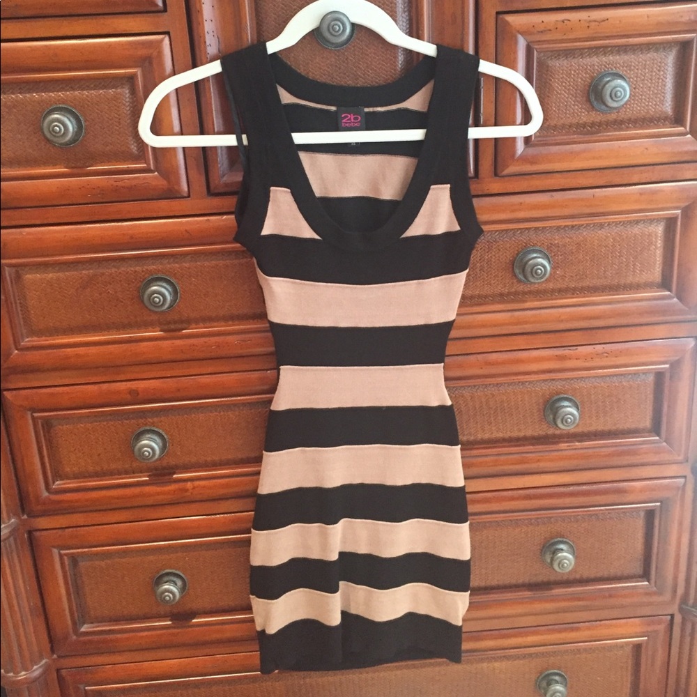 Bebe form fitting dress