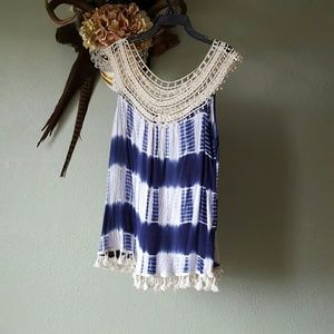 Tie Die Summer Blouse