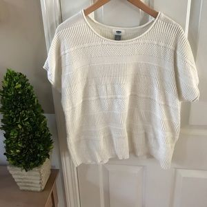 Ivory White Knit Top