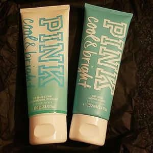 TWO PINK Victoria's Secret Cool & Bright Items