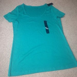 size XL, bust up to 44" inches, classic blue shirt, new condition