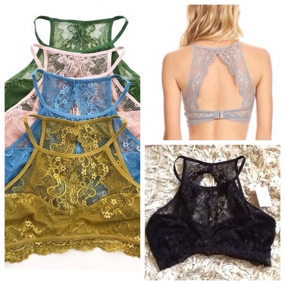 Tops - Black Lace Bralette