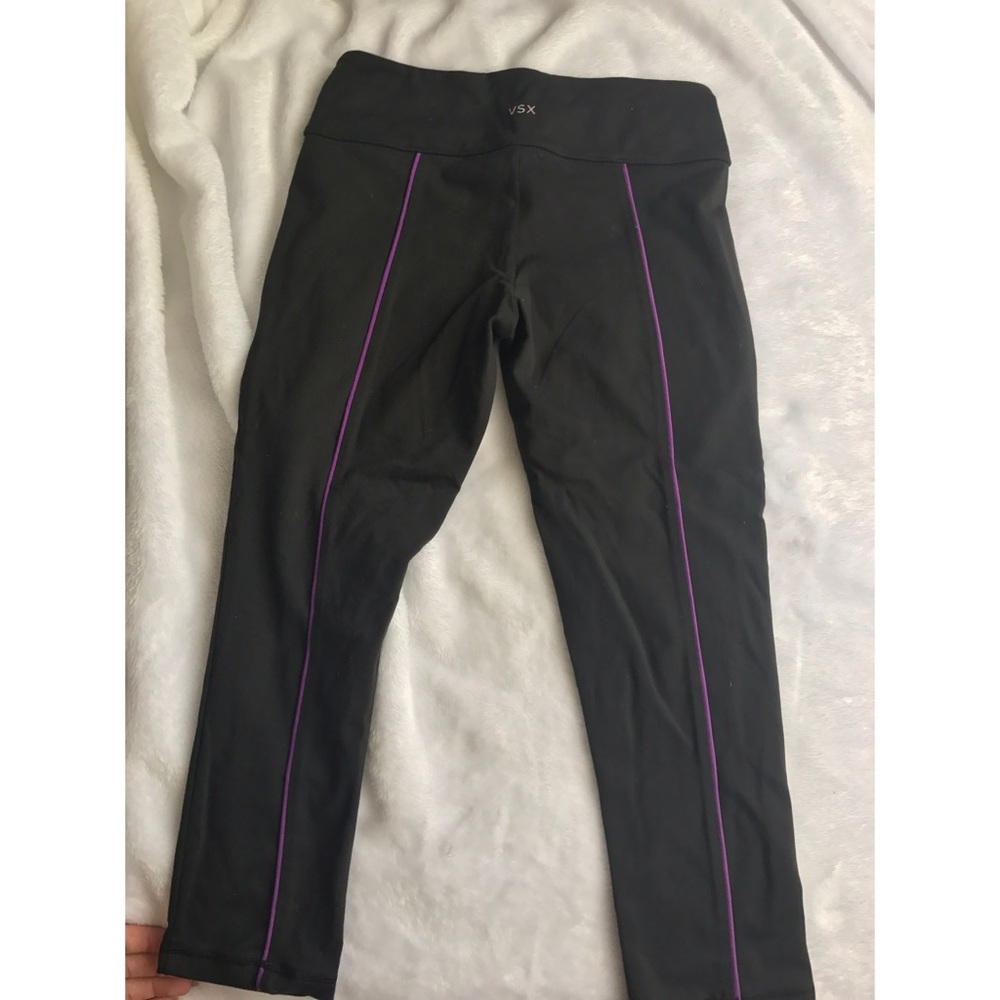 Victoria Secret black crop leggings SIZE- XS