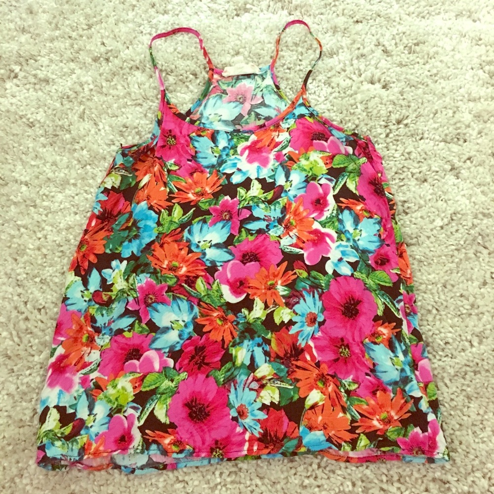Pink Rose racer back tank