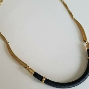 STELLA & DOT Marcell Collar Leather Necklace