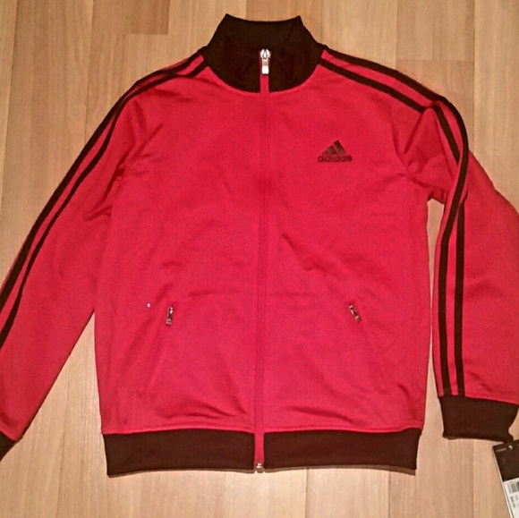 red adidas jacket kids