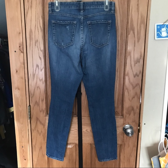 Gap distressed high waist skinny jeans - Picture 2 of 4