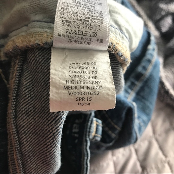 Gap distressed high waist skinny jeans - Picture 4 of 4