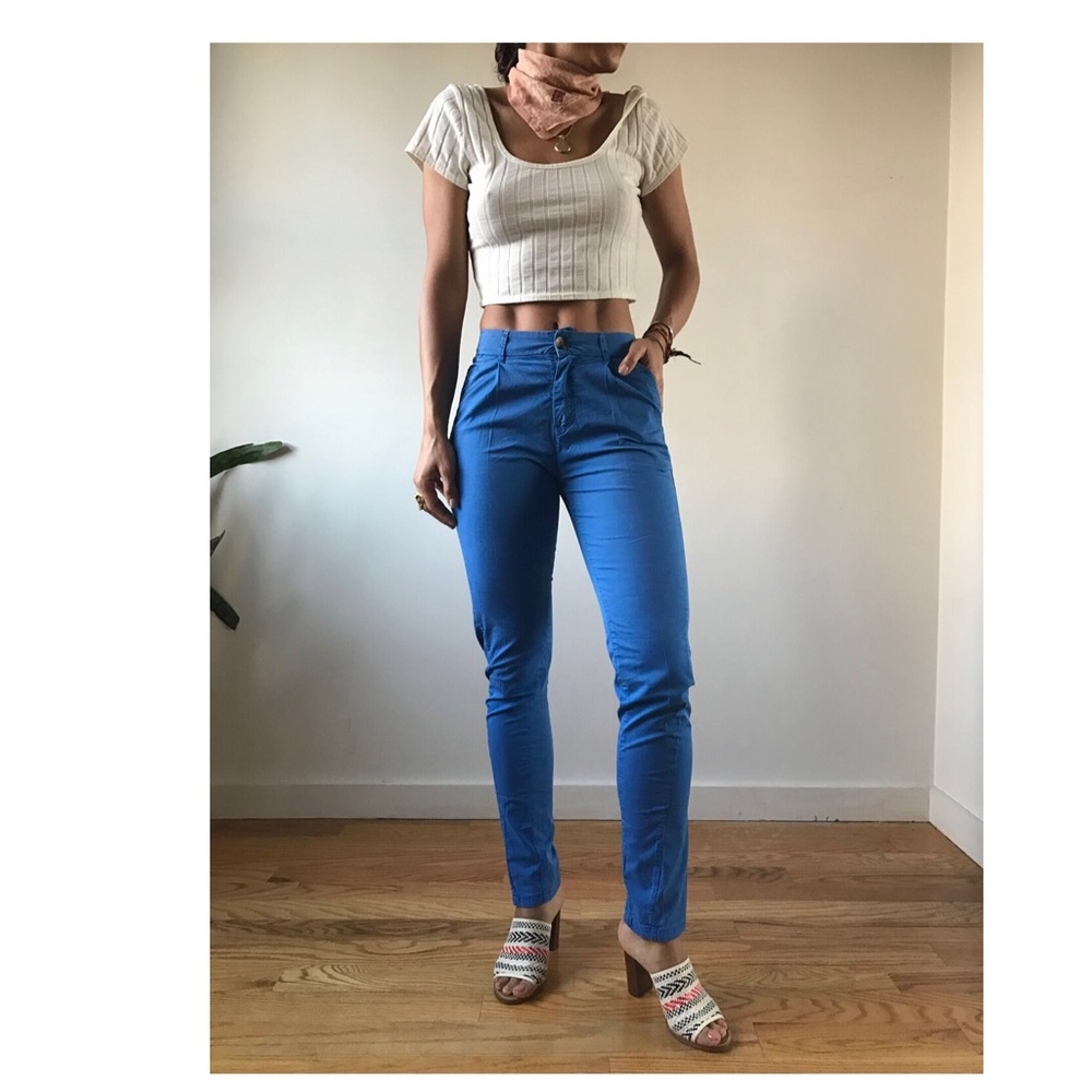 Top Shop Cobalt Blue Pants