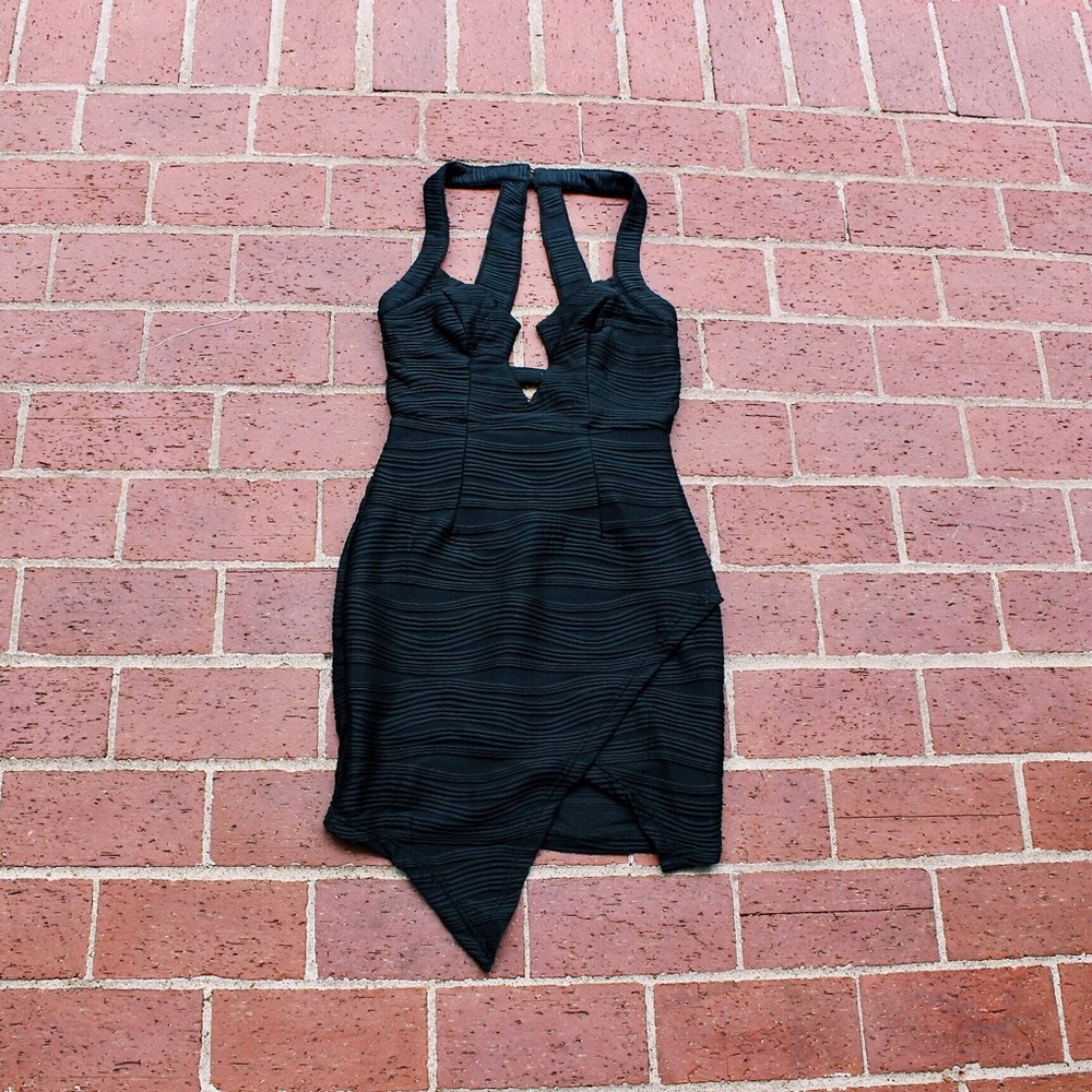 Black Fitted Cocktail Dress