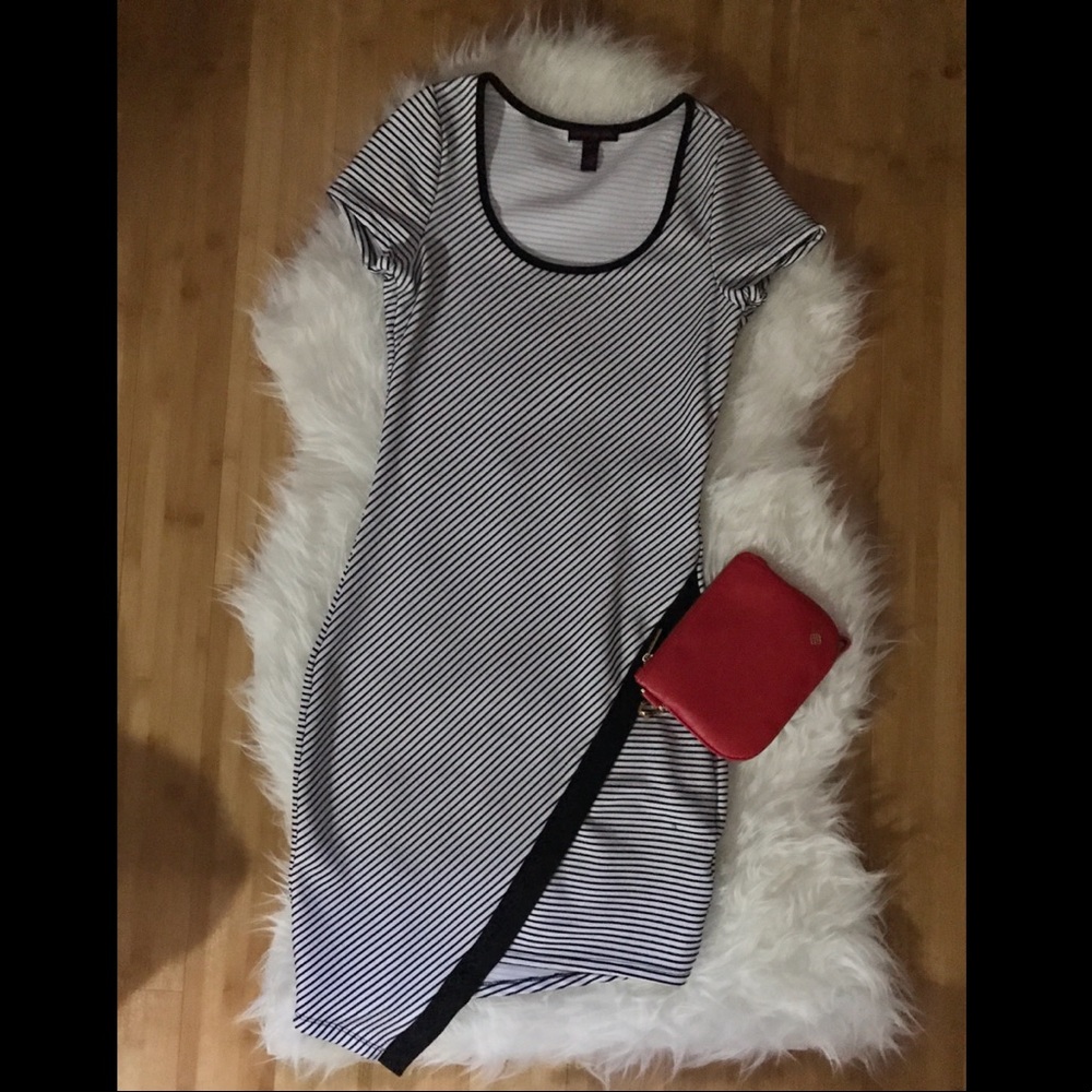 Black & white stripped dress💫