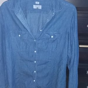Rich blue chambray