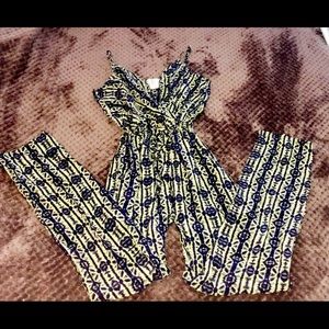 Silk printed Jumpsuit