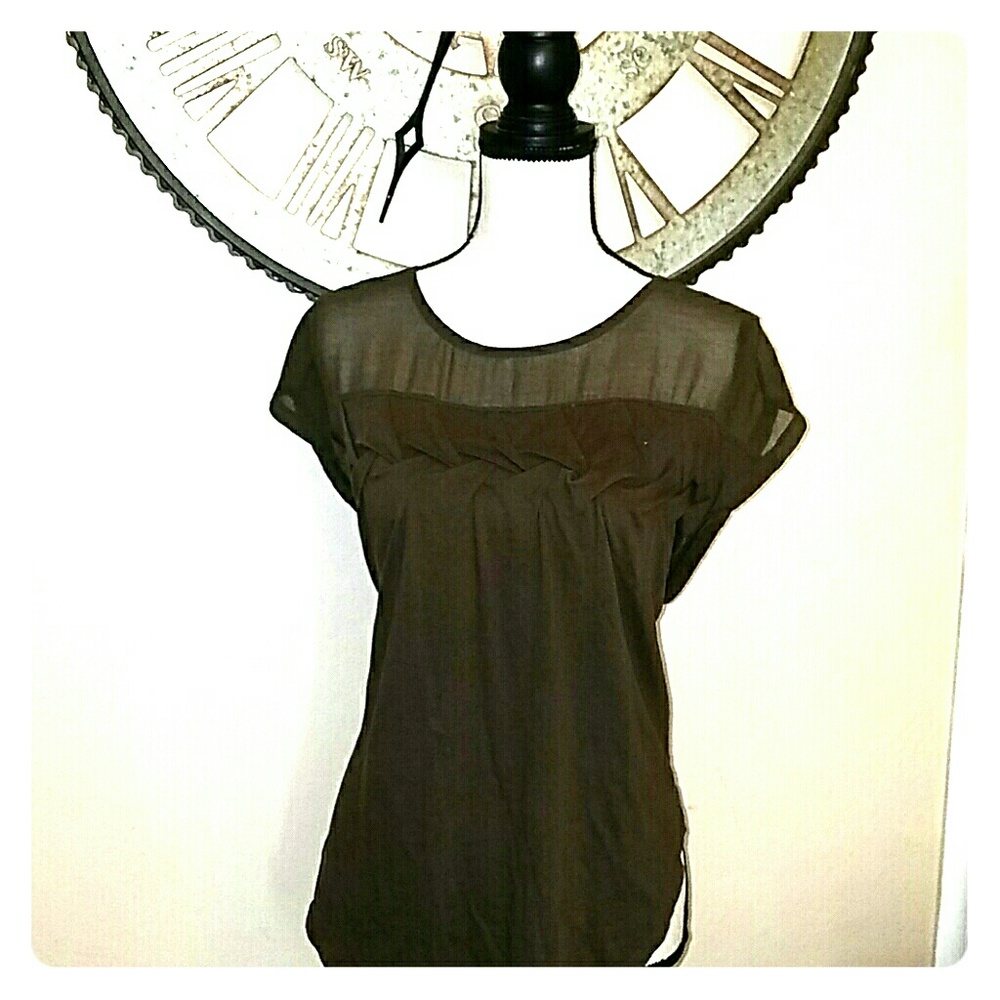 MNG Olive Blouse