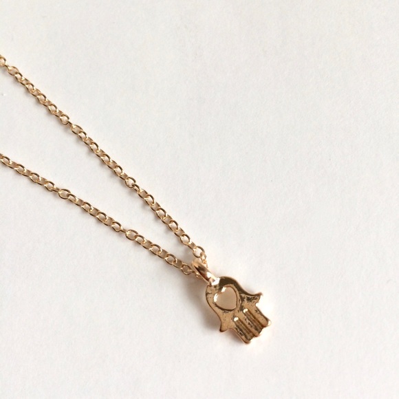 ❗️LAST 1❗️Love & Protection Hamsa Hand Necklace - Picture 3 of 4