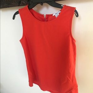 Orange top, wash and wear