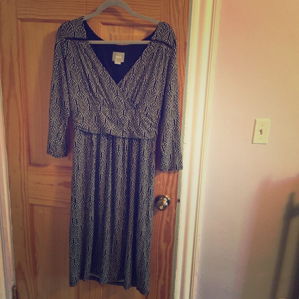 Anthropologie wrap style dress