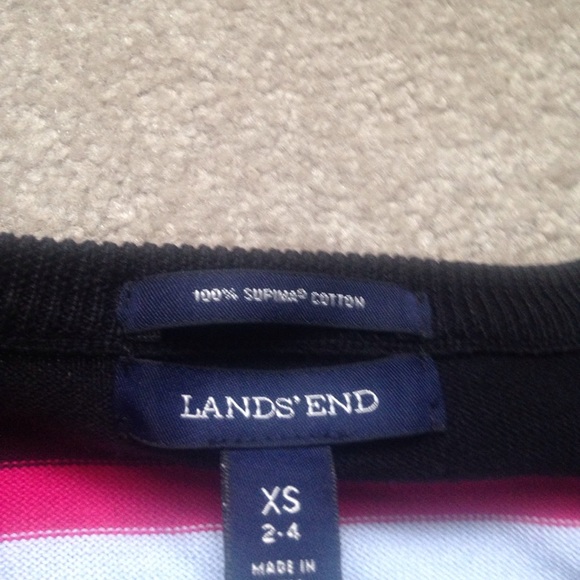 lands end button up cardigan sweater, size XS - Picture 3 of 8