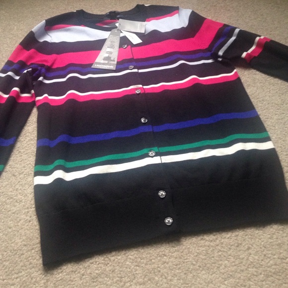 lands end button up cardigan sweater, size XS - Picture 7 of 8