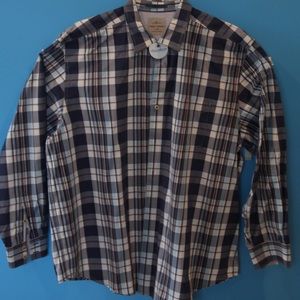 Tommy Bahama Long Sleeve, 100% cotton, blue stripe